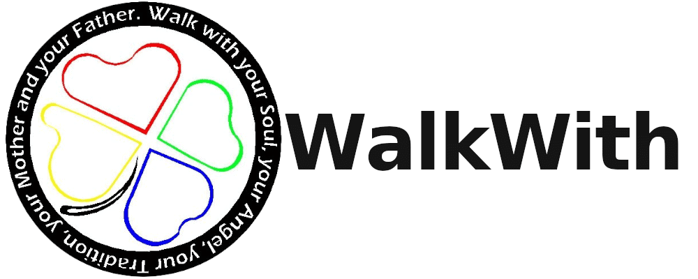 Logo walkwith avec texte walkwith