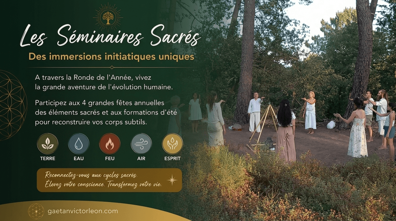 Les Séminaires Sacrés — Des immersions initiatiques uniques