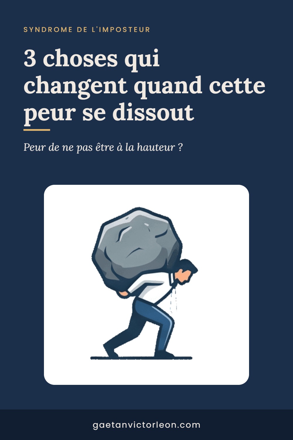 Syndrome de l’imposteur : 3 choses qui changent quand cette peur se dissout Syndrome de l’imposteur : 3 choses qui changent quand cette peur se dissout
